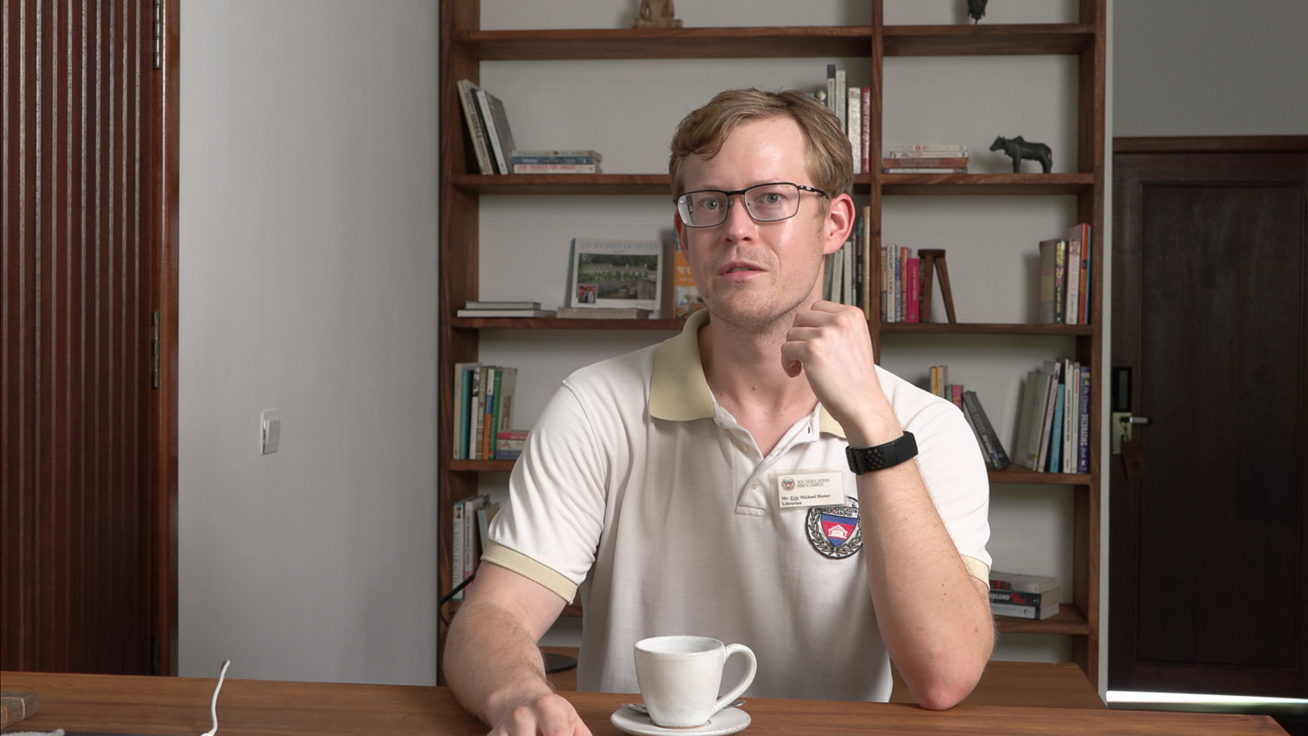 Lehrer Eric im Interview.
