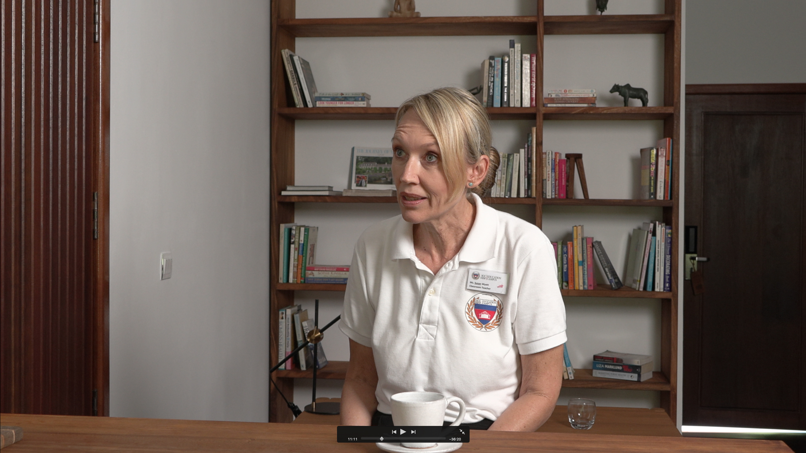 Lehrerin Susan im Interview.