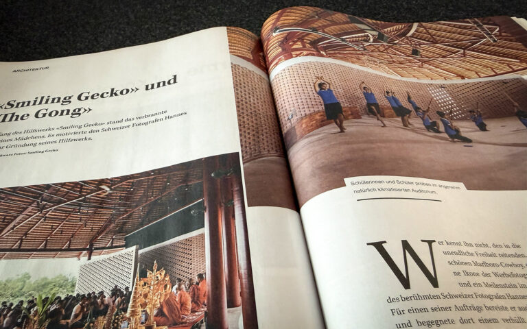 Magazinbeitrag über Smiling Gecko und das Kulturzentrum Gong.